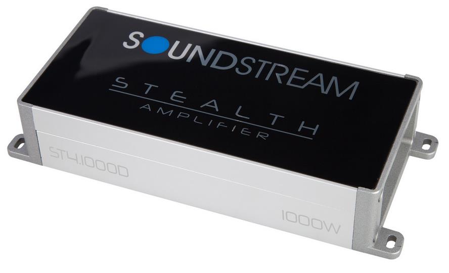 Soundstream lança mini amplificador Stealth ST4.1000D