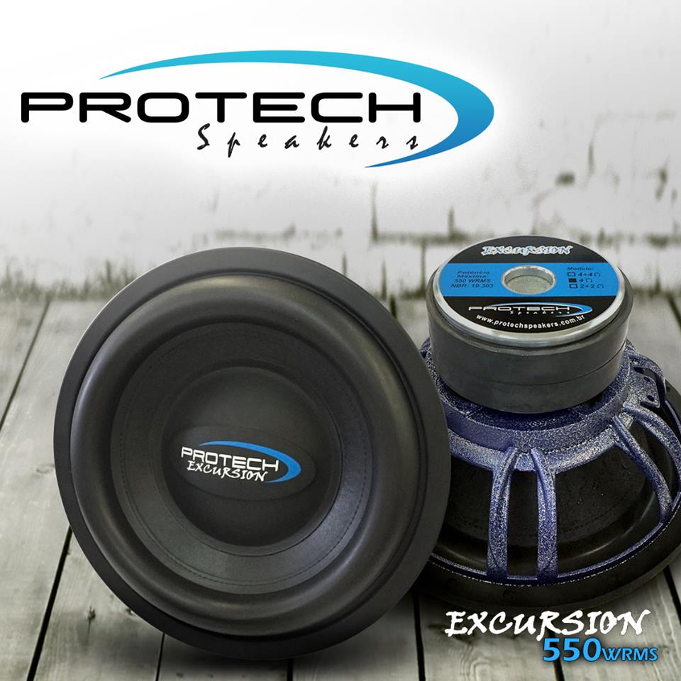 Novo Subwoofer Protech Excursion 12