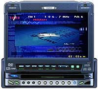 DVD player com monitor Clarion VRX925VD